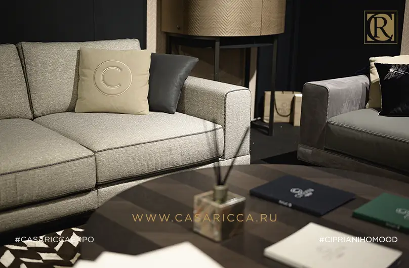 Фоторепортаж со стенда Cipriani Homood на iSaloni Moscow 2019