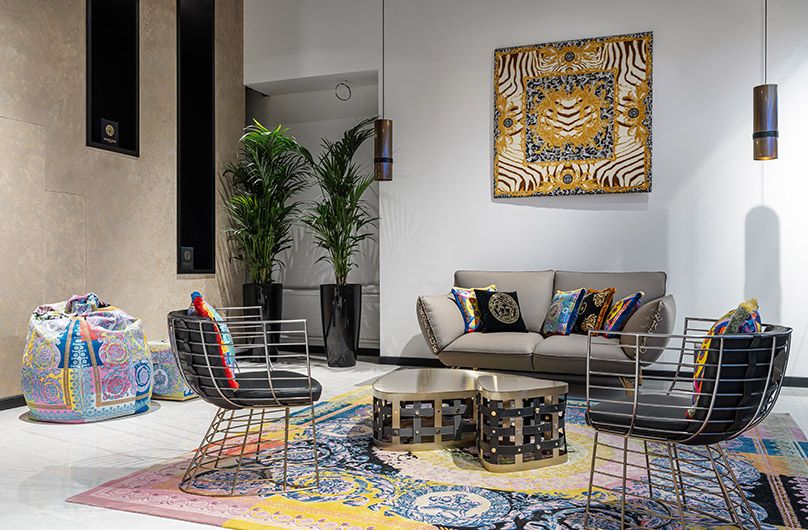 Барочный принт в работах семьи Версаче Барочный принт Versace Home