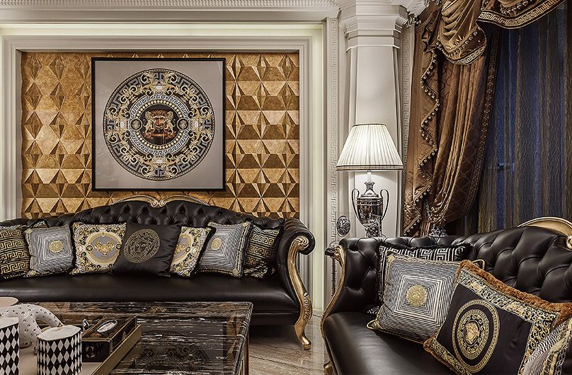 Ошеломляющий Versace в Тайчжуне Дизайн интерьера Versace
