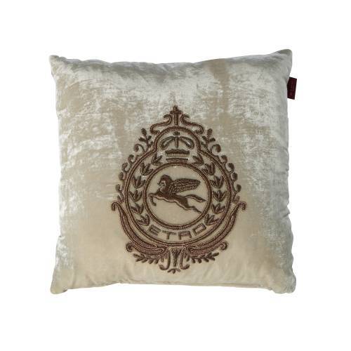 Подушка Etro Home 45x45 Crest Grey