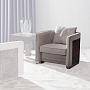 Кресло с декоративной подушкой и изогнутой спинкой Absolute Giorgio Collection. Вид 1